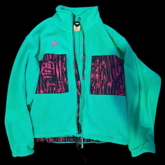Green Nike ACG Zip Up Jacket - Picture 1 of 3